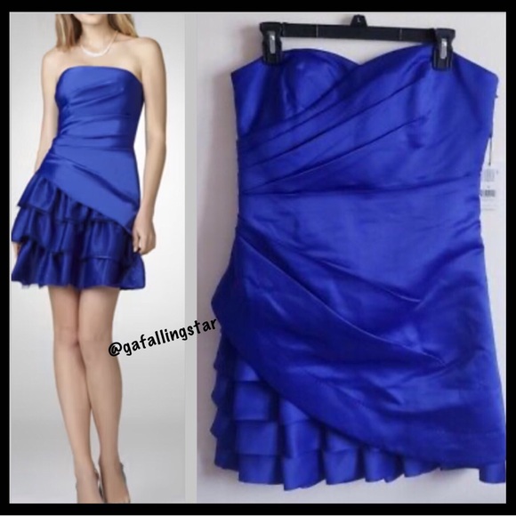 Calvin klein strapless satin formal dress - Picture 12 of 12
